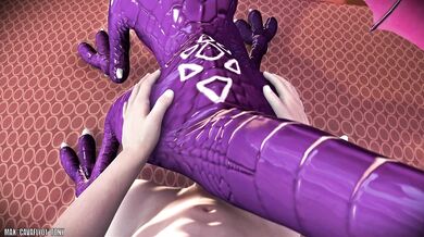 Sexy Snake Woman Cynder Gets Fucked By A Human With Cum Injection