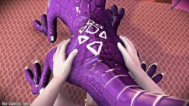 Sexy Snake Woman Cynder Gets Fucked By A Human With Cum Injection