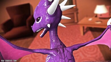 Sexy Snake Woman Cynder Gets Fucked By A Human With Cum Injection