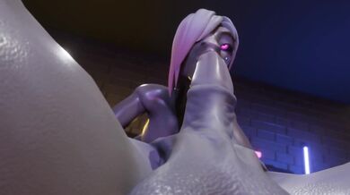 In the act of love, a bonus scene is revealed - Shaits true form!