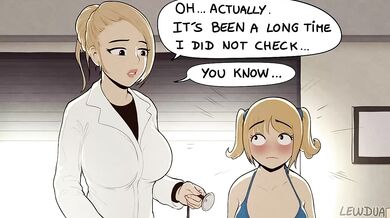 The hot student takes the hard exam, and gets lewd in her mind