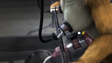 A group of women with incredible busts are sucking and licking each others tits, while one of them is fucked in the ass by a huge cock