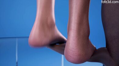 Rough and Ready: A Barefoot Cock-Stomping Adventure!