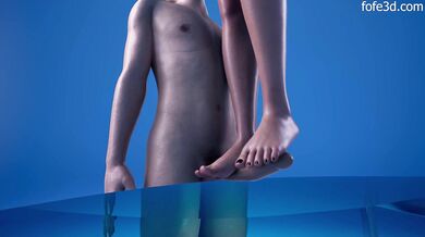 Rough and Ready: A Barefoot Cock-Stomping Adventure!