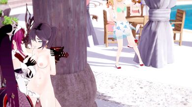 Sexy Babes on the Beach - Yuri Domination