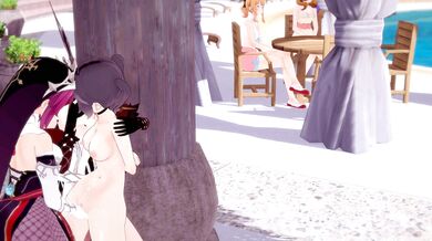 Sexy Babes on the Beach - Yuri Domination