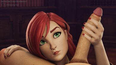 Mary Jane helps Peter relax a bit in the bedroom