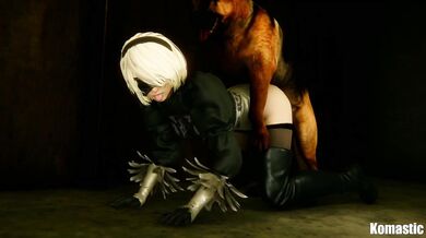 The naughty dog and the sexy girl 2B or not 2B?
