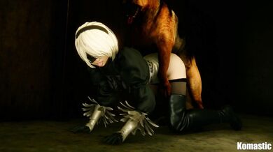 The naughty dog and the sexy girl 2B or not 2B?