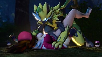 Zeraoras Thick Cock Buries Itself Deep In The Trainers Ass!
