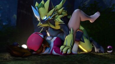 Zeraoras Thick Cock Buries Itself Deep In The Trainers Ass!
