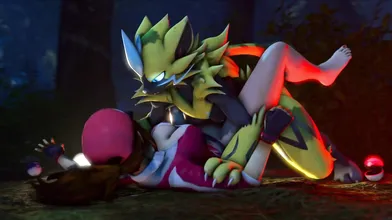 Zeraoras Thick Cock Buries Itself Deep In The Trainers Ass!