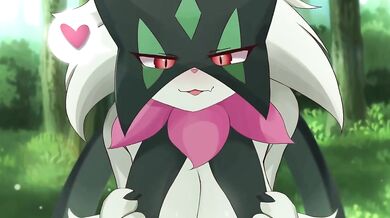 One day, the catgirl Ayatori met her long lost friend Meowscarada The two of them decided to spend their time together by making a porn video