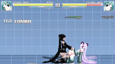 Miku and her female clone have hot lesbian sex in a futuristic world where everyone is an android!