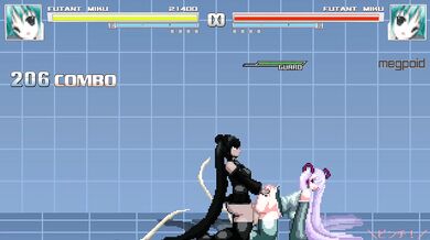 Miku and her female clone have hot lesbian sex in a futuristic world where everyone is an android!