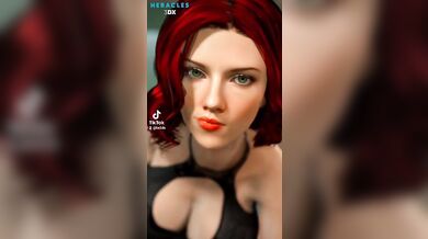 Black Widow posing for you