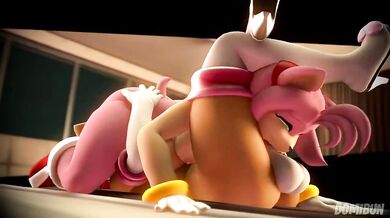 Futa Tempts Amy to 69 Futa Rouge in the Dominant Position [DomiBun]