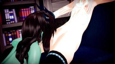 Rewind this tension-filled hentai video, where Dusk's fragile state is calmed by the skilled hands of an experienced massage therapist