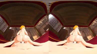 Watch this hot chick with a massive ass in virtual reality as she takes on multiple guys and shows off her incredible stamina!