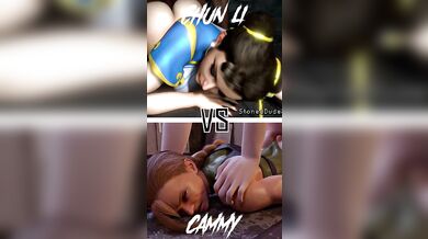 The Sexy Battle between Cammy White and Chun-Li