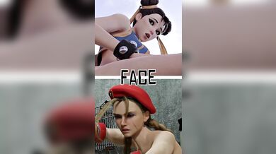 The Sexy Battle between Cammy White and Chun-Li