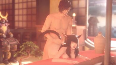 Dirty Hentai Babes in the World of FFXIV: The GR Team Edition