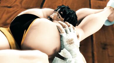 Chun-li Headscissors Blue Aurora 3
