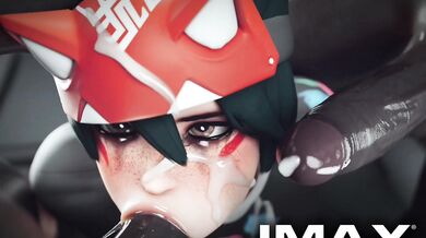 Overwatch - KIRIKO GETS BLACKED IN THE STREETS | IMAX 70mm vs Standard Screen Comparison