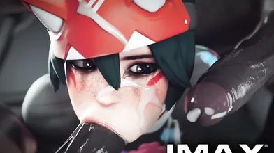 Overwatch - KIRIKO GETS BLACKED IN THE STREETS | IMAX 70mm vs Standard Screen Comparison