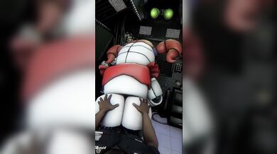 One-Eyed Baby Takes a Ride on the Circus Train from Behind