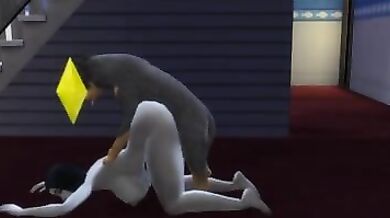 The Ravenous Raven Gets Doggy Style Down and Dirty