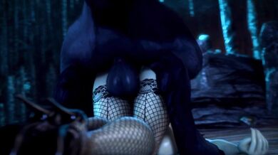 Knotted Up Anal Assumption: A Hentai Fetish Video