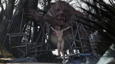 Watch hot MILF Anna Miller get fucked by a mutated bear thats pregnant with her own cub in this hentai PORN video