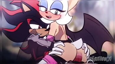 Shadow and Rouge fucking with the big cat, Jaguatiric4!