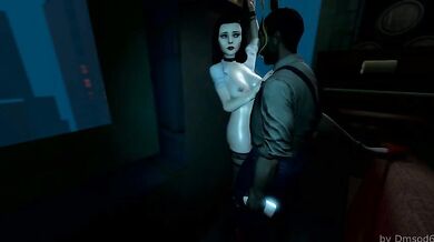 Massive Orc Warrior Fucks the Svelte Beauty on Her Bed while She Moans in Ecstasy!