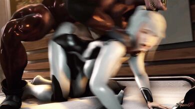 Watch as Sarah Bryant goes head to head with the Lizard Man in a steamy battle of flesh and lust