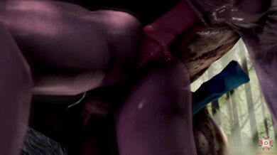 Busty Babysitter Banged by Two Demonic Entities in an Abby