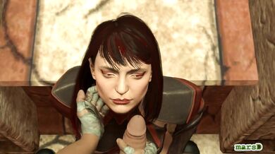 Skullgirls - Kano and Skarlet Rock, Paper, Scissors Hentai (Just a suggestion)