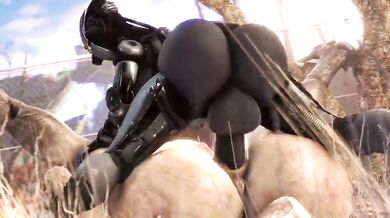 Deathclaw gets a sexy mechanical makeover and is taken by surprise when shes fucked by an Assaultron in this hot hentai PORN video