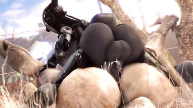 Deathclaw gets a sexy mechanical makeover and is taken by surprise when shes fucked by an Assaultron in this hot hentai PORN video