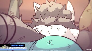 A boxer named Diives takes on his opponents with a bone in his mouth, inspired by the dogs bone boxing style he witnessed as a chi*ld