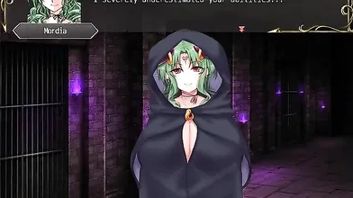 A young succubus named Mordia Tempt seduces a male victim with her fruit-themed sex acts in this hentai porn video
