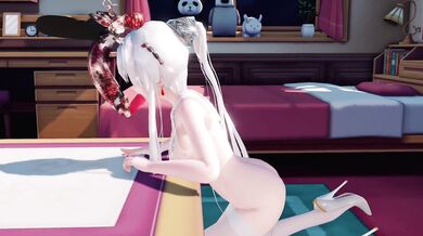 Fed up with her husbands tardiness, Haku takes matters into her own hands by having sex with an insect