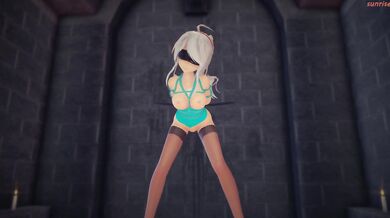 The MMMD Sunrise series follows Haku, a young woman who finds herself bound and fucked in a dungeon by an insect