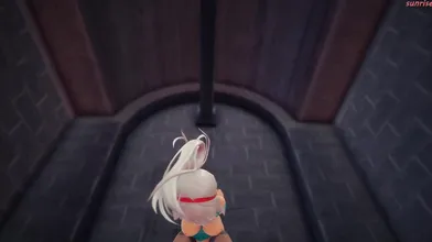 The MMMD Sunrise series follows Haku, a young woman who finds herself bound and fucked in a dungeon by an insect