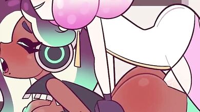 Splatoon After Party: Marina and Pearls Futa Adventure with a Female Partner