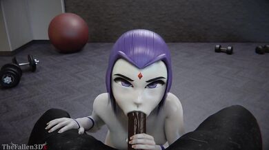 Watch Raven BBC Blowjob [TheFallen3dx] hentai porn video where you can see a sexy brunette with an amazing body taking BBC on camera