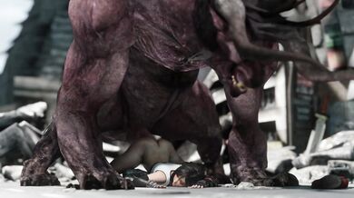 Tifa and Behemoth team up to take on Instant Loss in a hardcore hentai threesome!