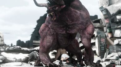 Tifa and Behemoth team up to take on Instant Loss in a hardcore hentai threesome!