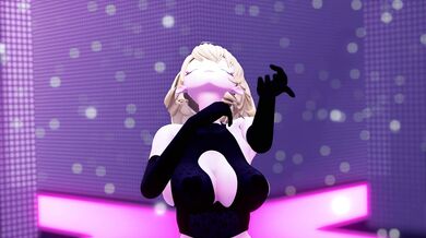 Hentai Porn: Spider-Gwens SEX Dance - From Lingerie to Naked & Big Breasts (◠‿◠)